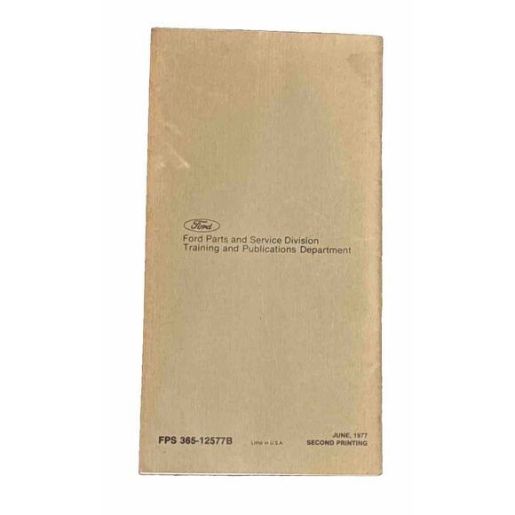 1977 Ford Truck Performance Specifications Second Printing June Emissions Fuel - Picture 2 of 6